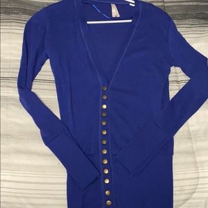 Royal blue cardigan